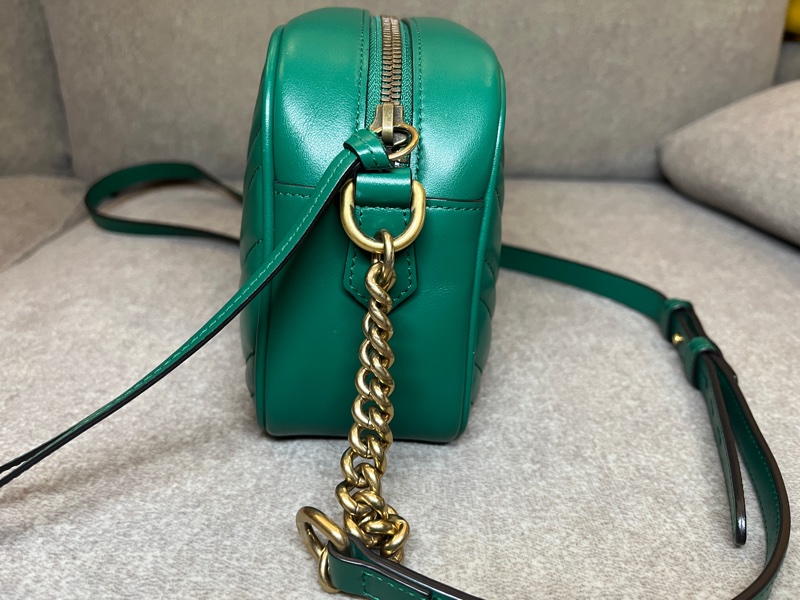 Gucci Marmont 相機包 綠色 24cm-14