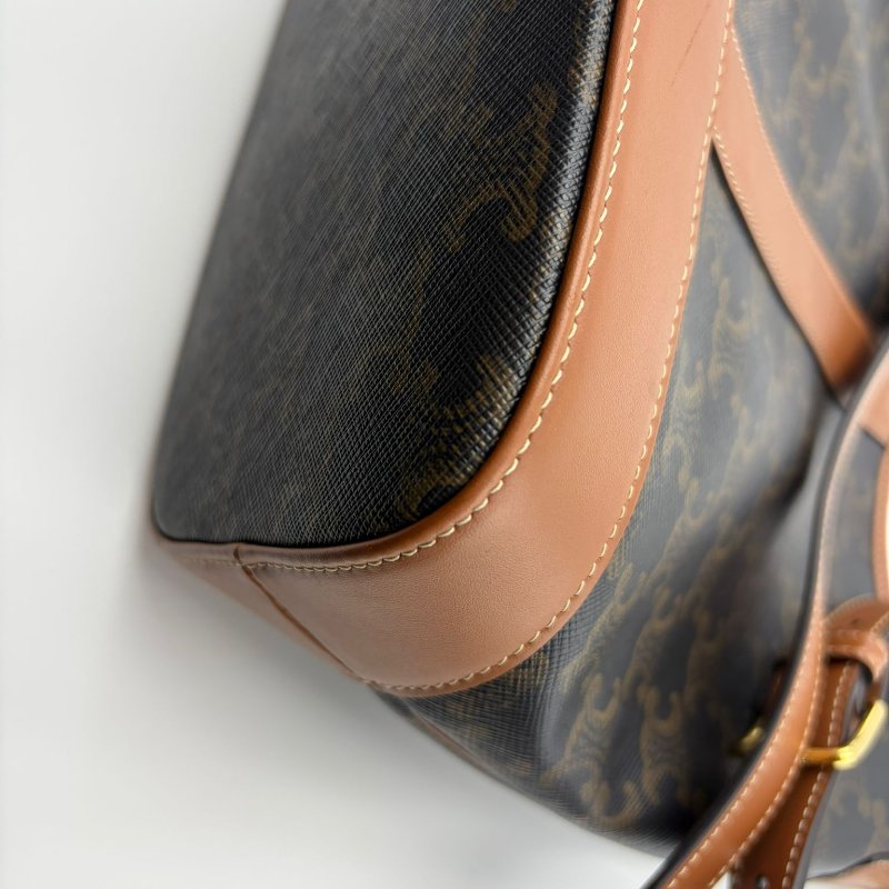 CELINE 凱旋門老花水桶包-9