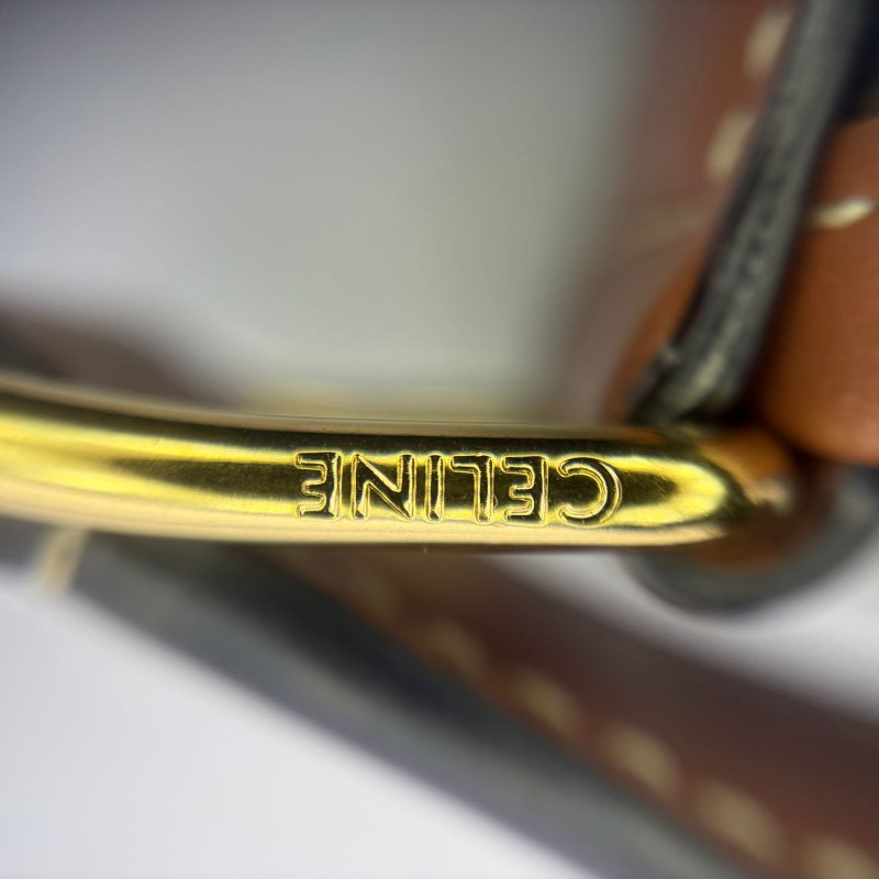 CELINE 凱旋門老花水桶包-16