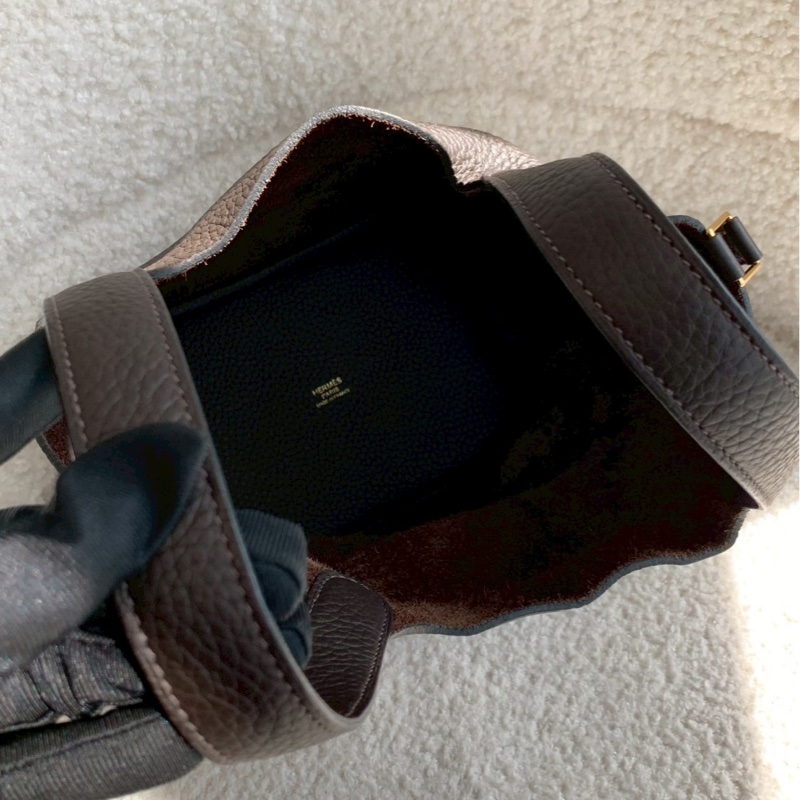 Hermes p18 picotin 烏木色金釦Z刻-1
