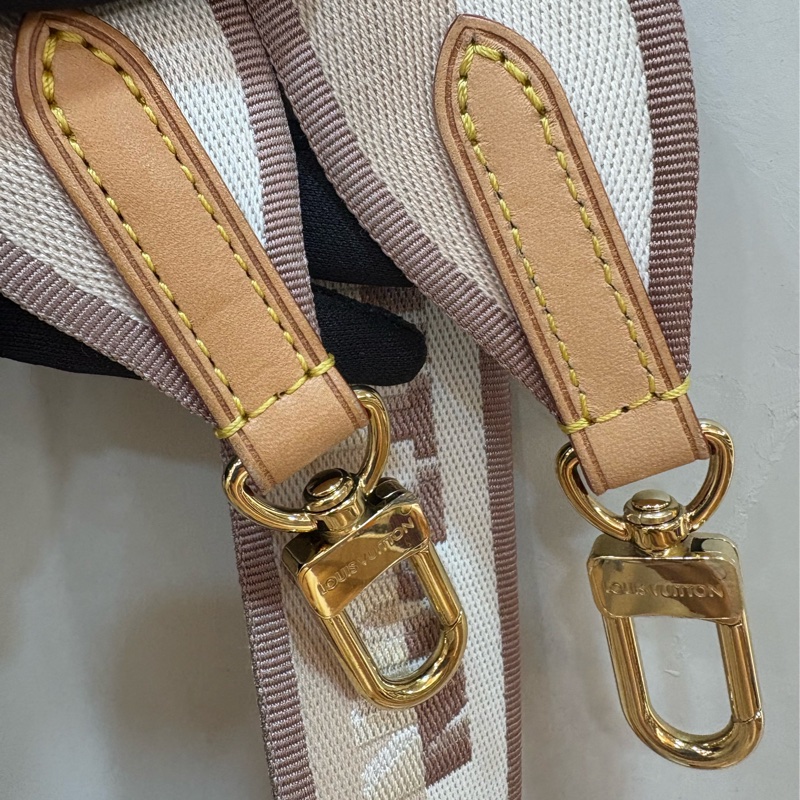 Louis Vuitton LV M46705 零錢奶茶背帶二合一托特包-8