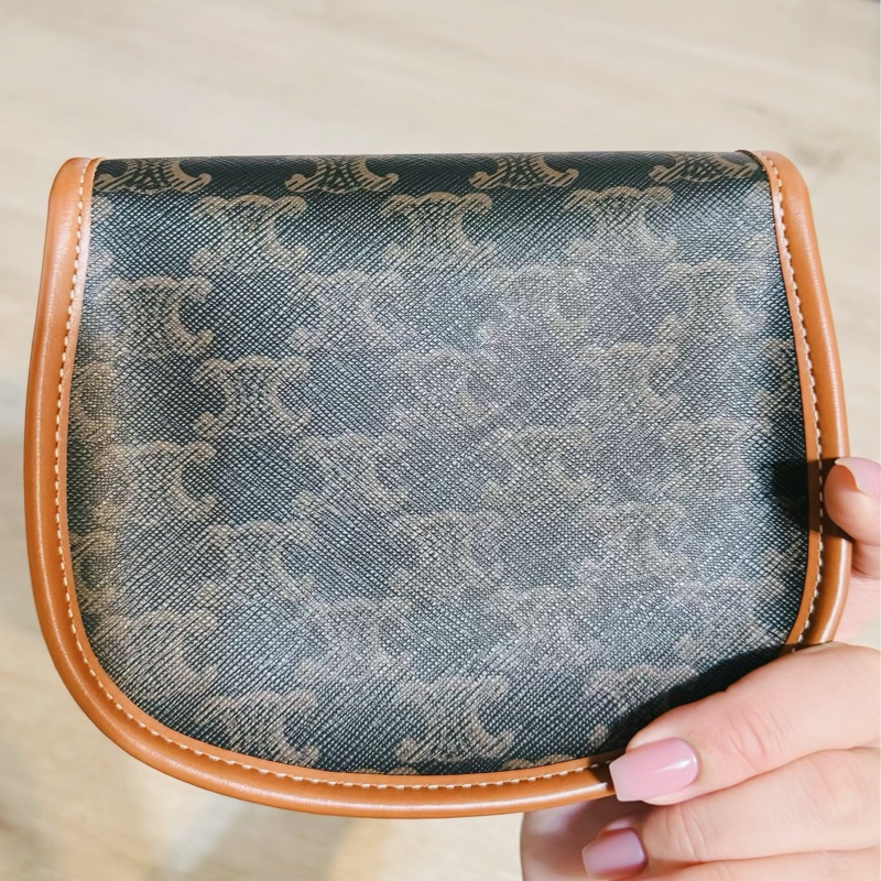 全新|CELINE MINI 老花馬鞍包-1