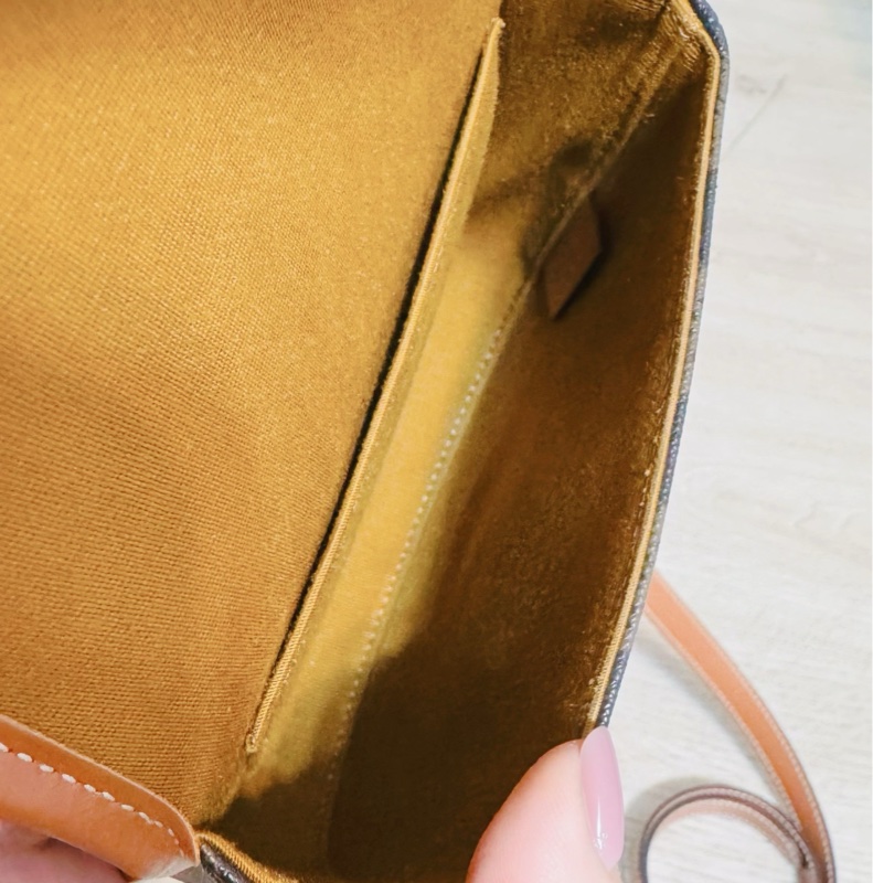 全新|CELINE MINI 老花馬鞍包-5