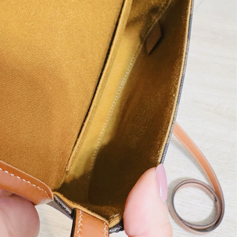 全新|CELINE MINI 老花馬鞍包-9