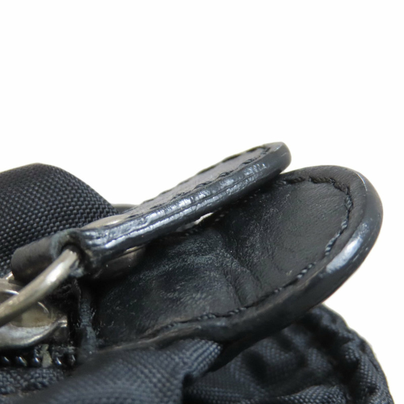 香奈兒 Coco Mark 絎縫銀色五金托特包 尼龍帆布 女士-15