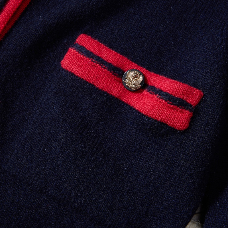 ❤️CHANEL 經典配色 開衫毛衣 紐扣超美-2