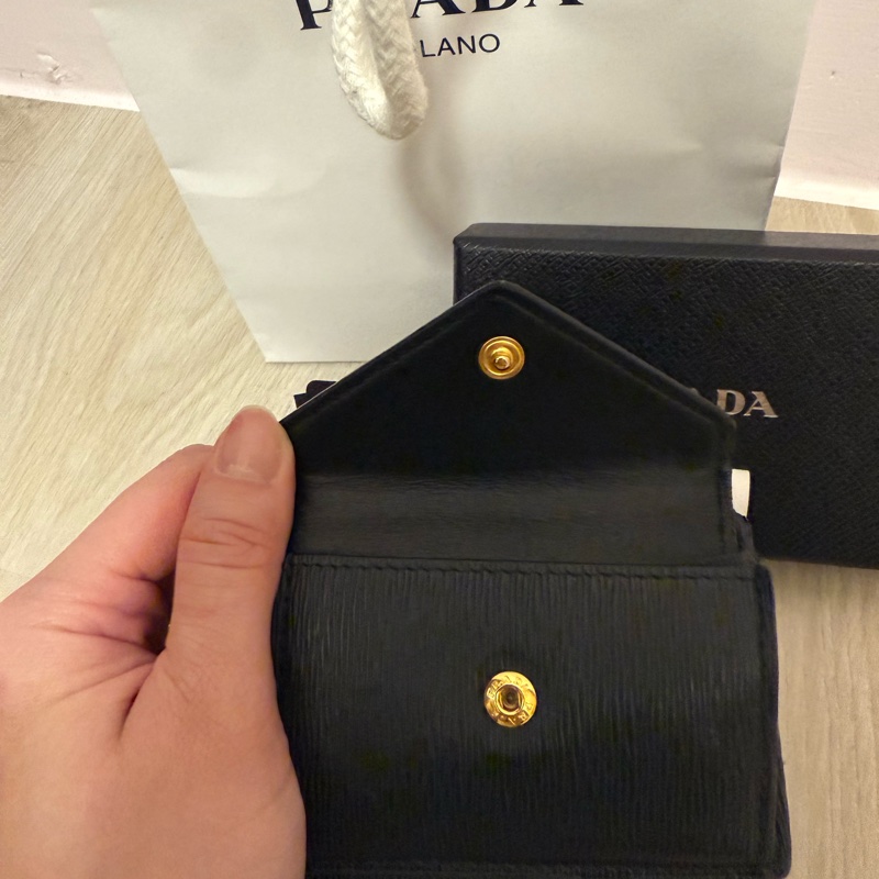 Prada 三折零錢短夾-10