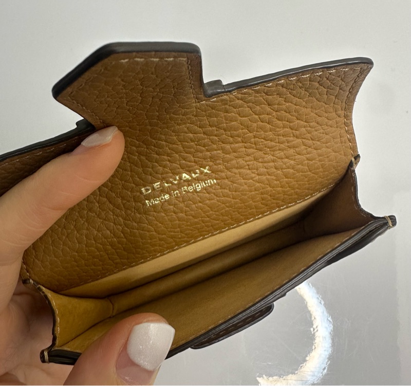正品Delvaux 二手小皮夾-2