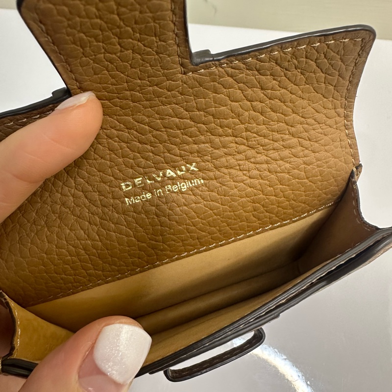 正品Delvaux 二手小皮夾-3