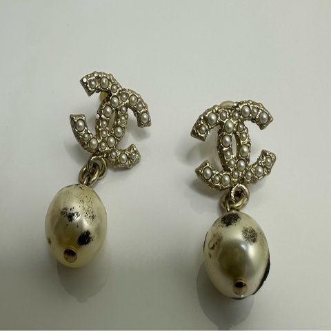 Chanel 珍珠耳環