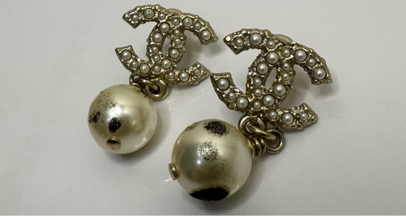 Chanel 珍珠耳環-2