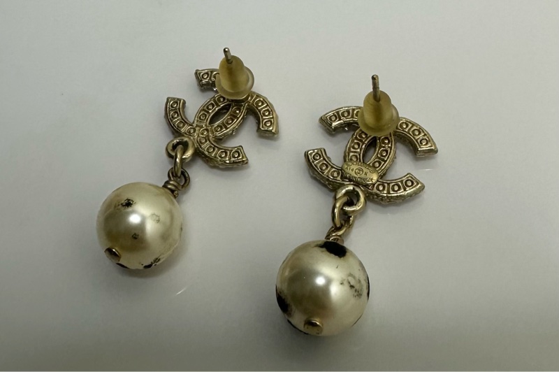 Chanel 珍珠耳環-4