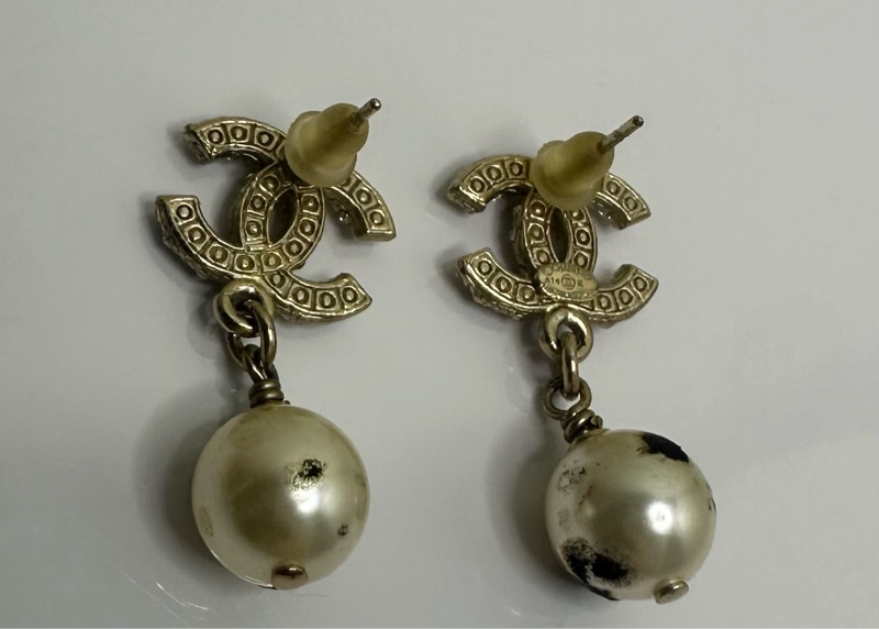 Chanel 珍珠耳環-6