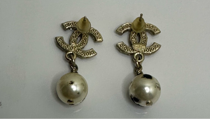 Chanel 珍珠耳環-7