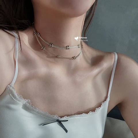 香奈兒經典logo爆款 14花🌹項鍊 甜甜價