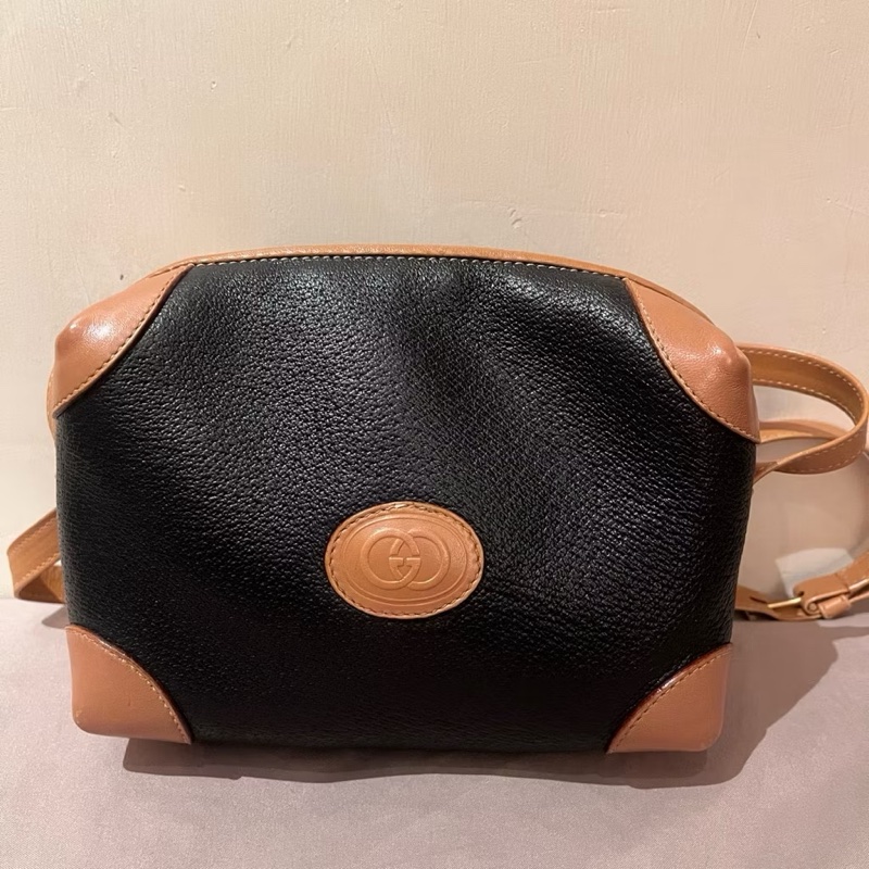 Gucci vintage 復古 相機包 側背包 古董包 二手-0