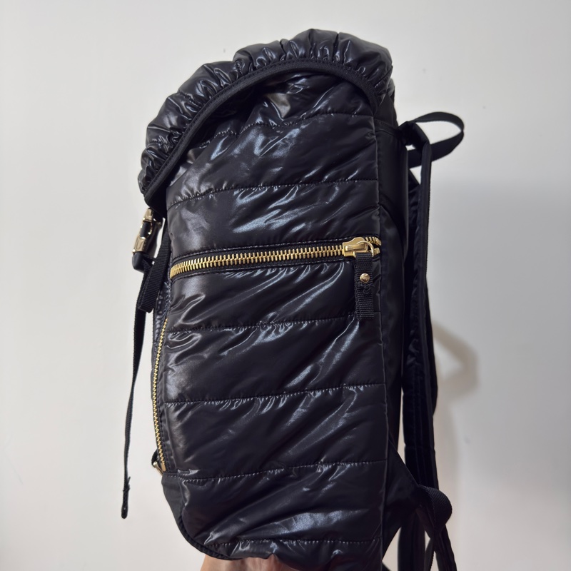 MONCLER Padded Multipocket Backpack 黑色 羽絨衣材質 後背包-1