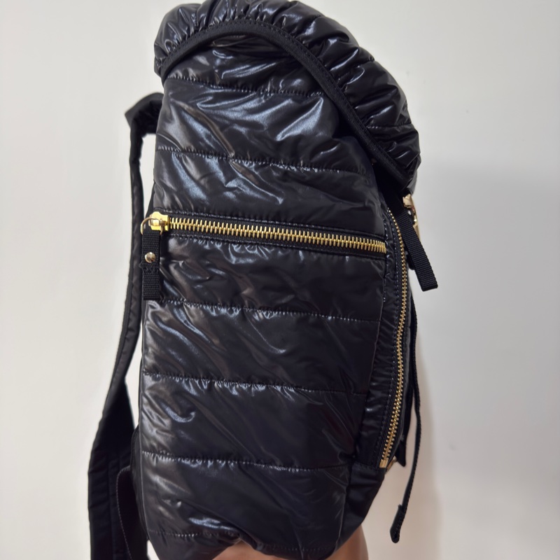 MONCLER Padded Multipocket Backpack 黑色 羽絨衣材質 後背包-2