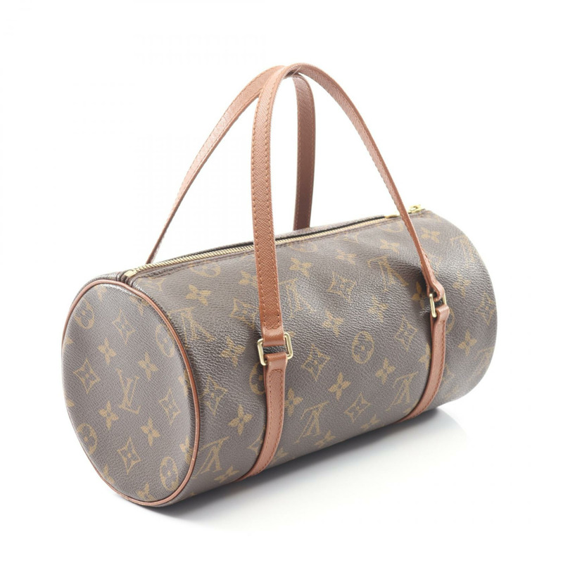 路易威登 Papillon 26 舊式單肩背包 M51366 Monogram 皮革 棕色 LV-1