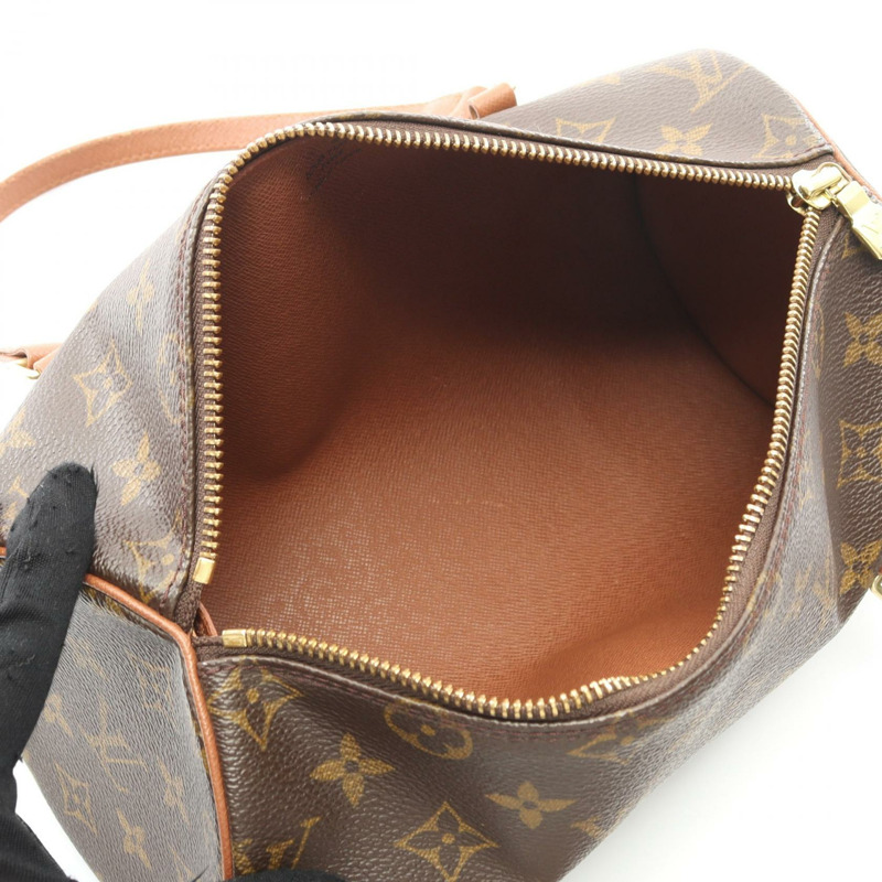 路易威登 Papillon 26 舊式單肩背包 M51366 Monogram 皮革 棕色 LV-2