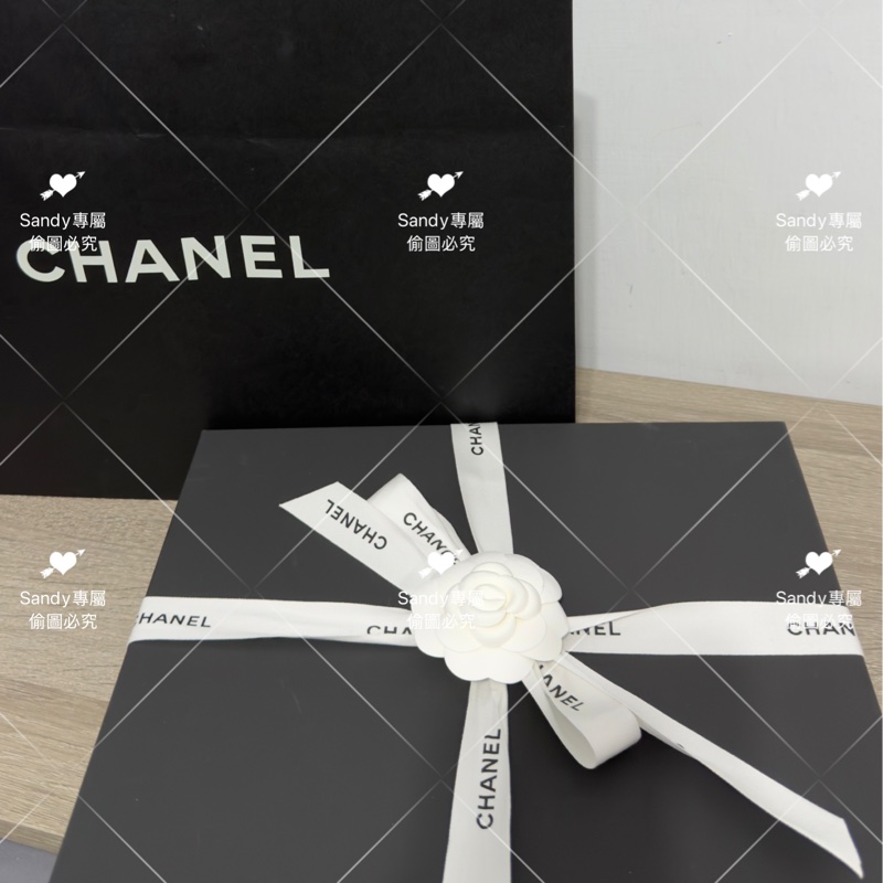 附盒子❤️Chanel 26p 爆款經典菱格圍巾🧣 全新全配 酒紅色-40