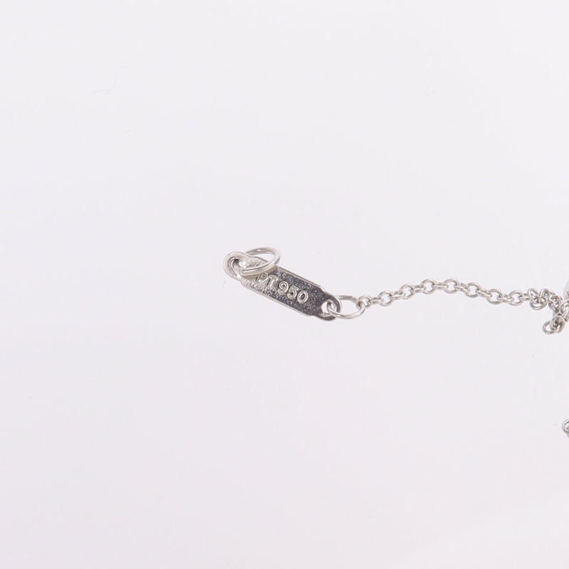 TIFFANY＆CO PT950鉑金Bezel Cross Diamond Necklace鑽石項鍊-6