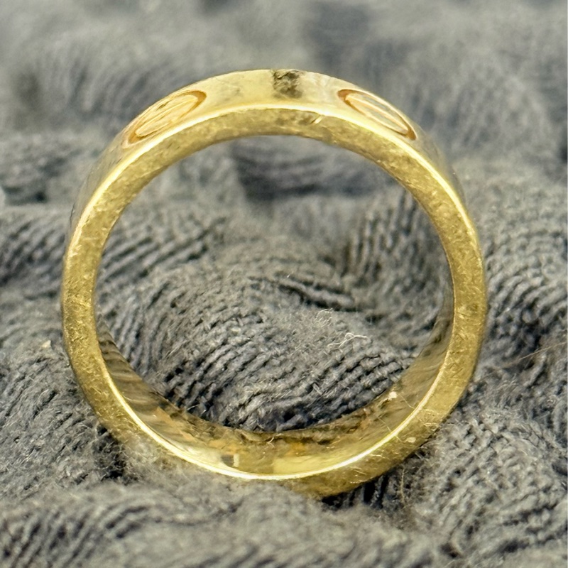 ❣️Cartier 卡地亞 18K玫瑰金 Mini Love 戒 指 #49-7