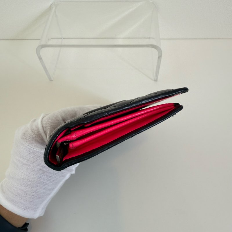 Chanel 香奈兒 康鹏長款皮夾 黑色 年份:19 開 無卡 97 新 正常使用痕跡 B 級-3