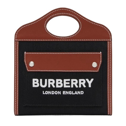 Burberry 女士 迷你徽標單肩包均碼碼常規、15.5 X 4 X 18 CM