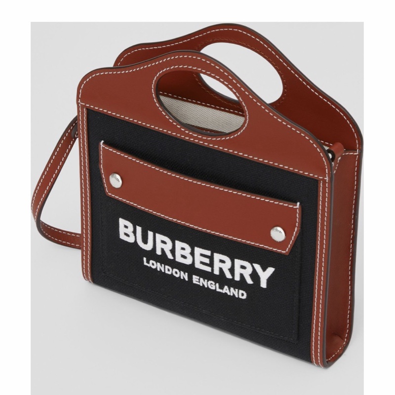 Burberry 女士 迷你徽標單肩包均碼碼常規、15.5 X 4 X 18 CM-1