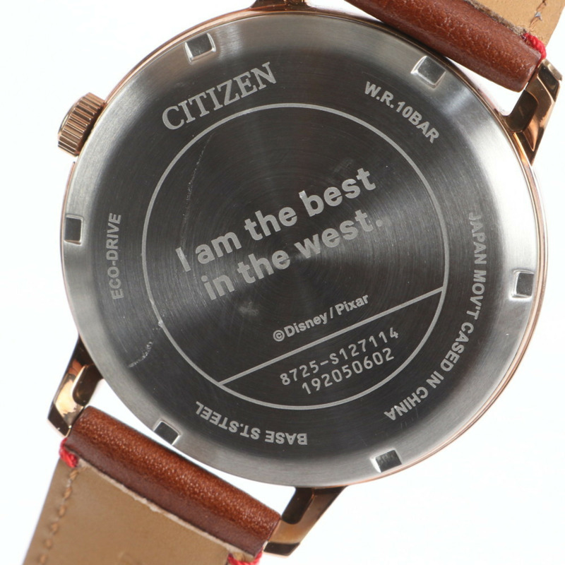 西鐵城迪士尼系列胡迪款 BU4042-09A 男士棕色手錶-5