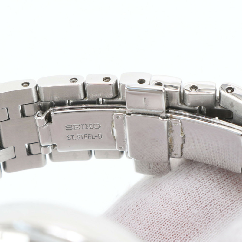 精工 Presage 4R71-00E0 男士銀色腕錶-5