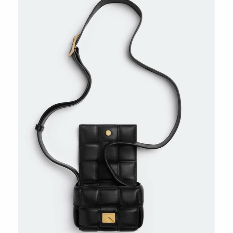Bottega Veneta 女士 徽標襯墊單肩包均碼碼12cm*4cm*8cm-3