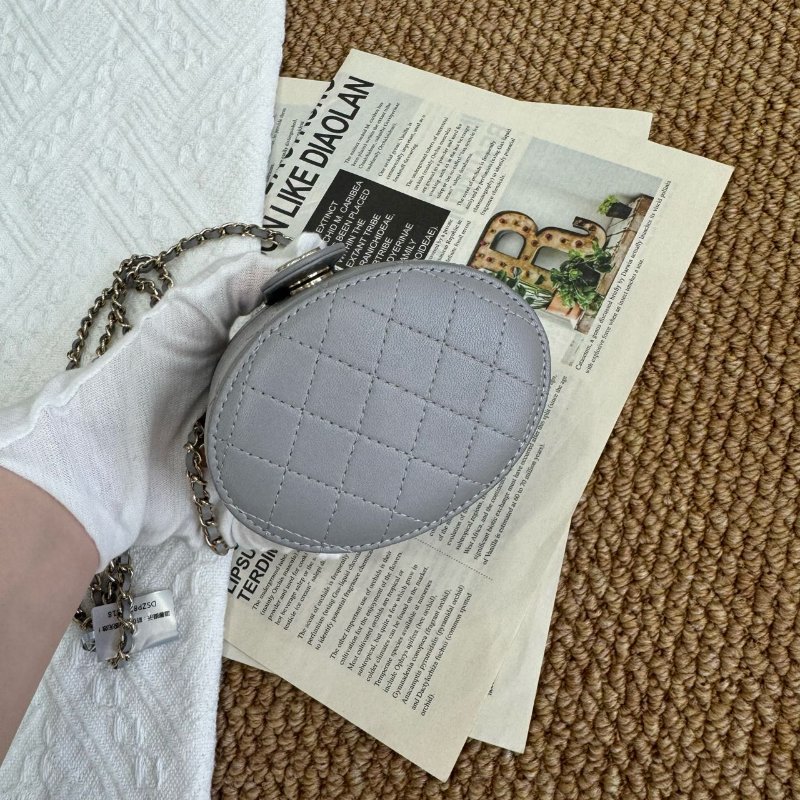 香奈兒 Chanel 化妝盒 海鷗灰 31 開無卡-4