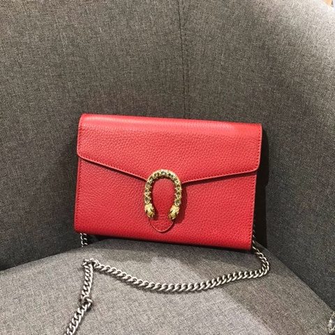 Gucci 女士 Dionysus系列鏈條單肩包均碼碼20cm*4cm*13cm