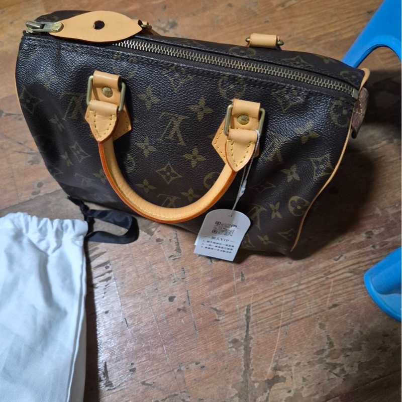 LV speedy 25老花手提款-4