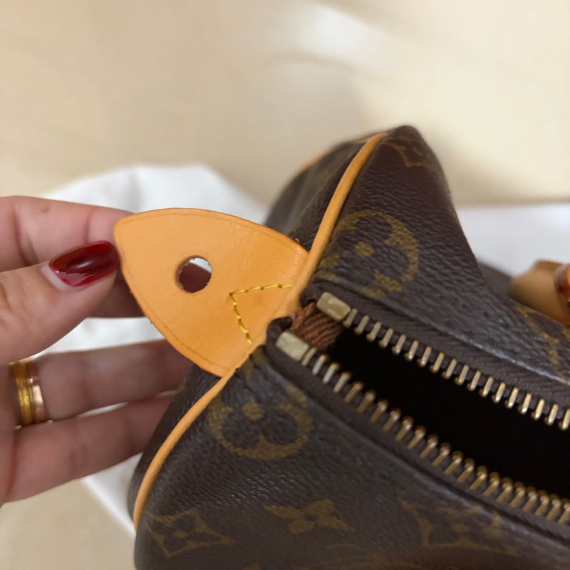 LV speedy 25老花手提款-5