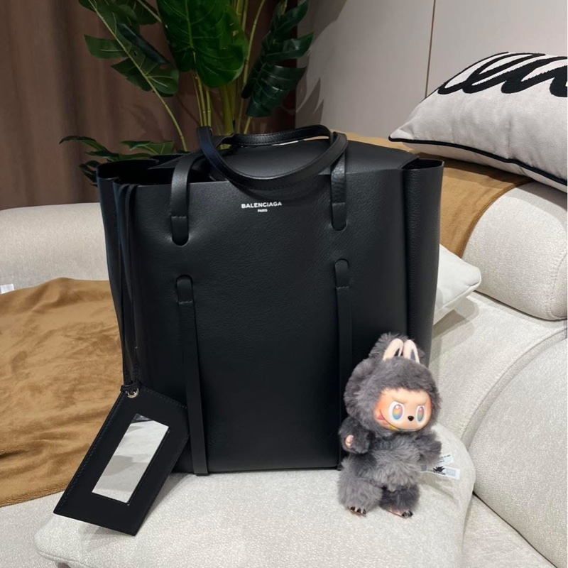 Balenciaga Everyday Tote Bag 黑色牛皮-0