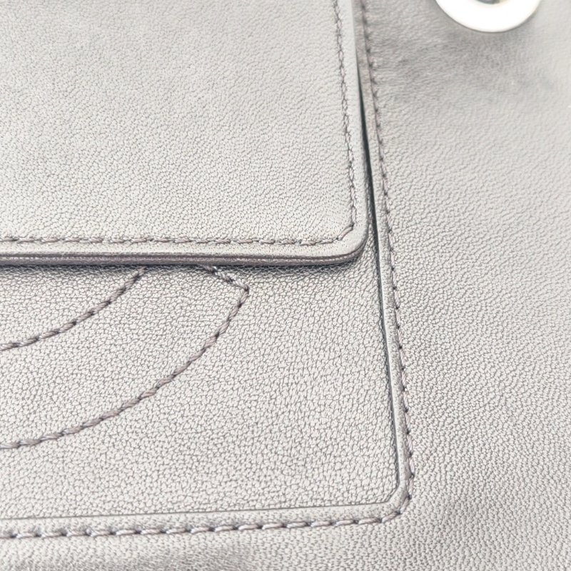 香奈兒 Chanel 腋下包 黑色 銀色金屬 23 開  年份：2017 年 97 新-14