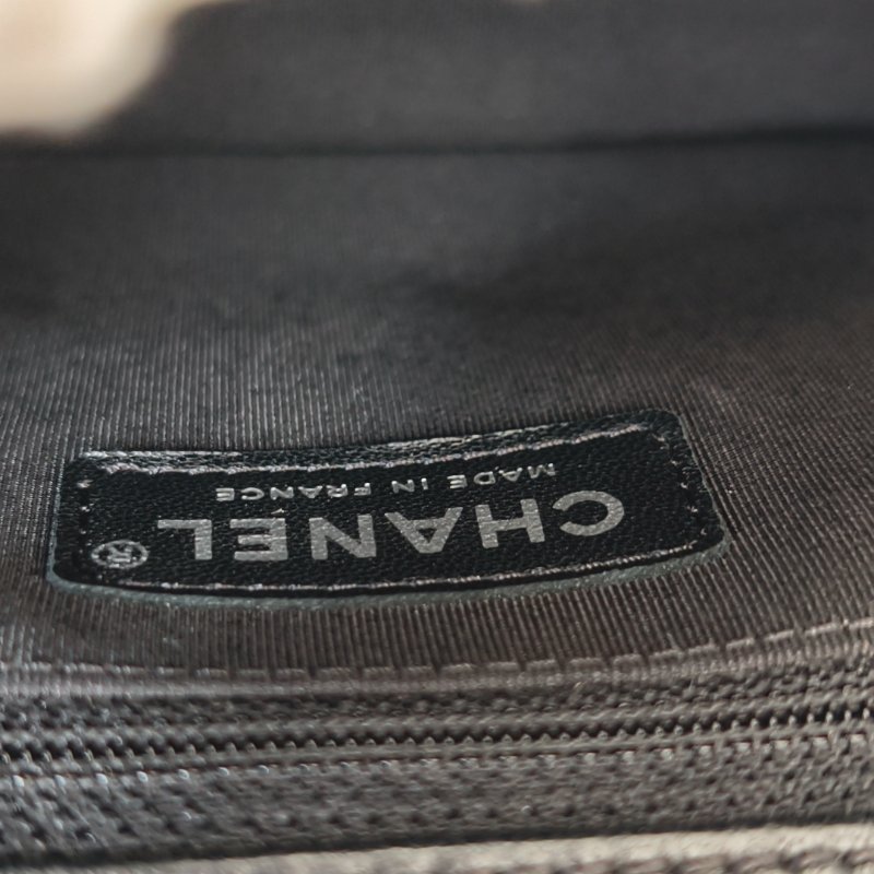 香奈兒 Chanel 腋下包 黑色 銀色金屬 23 開  年份：2017 年 97 新-19