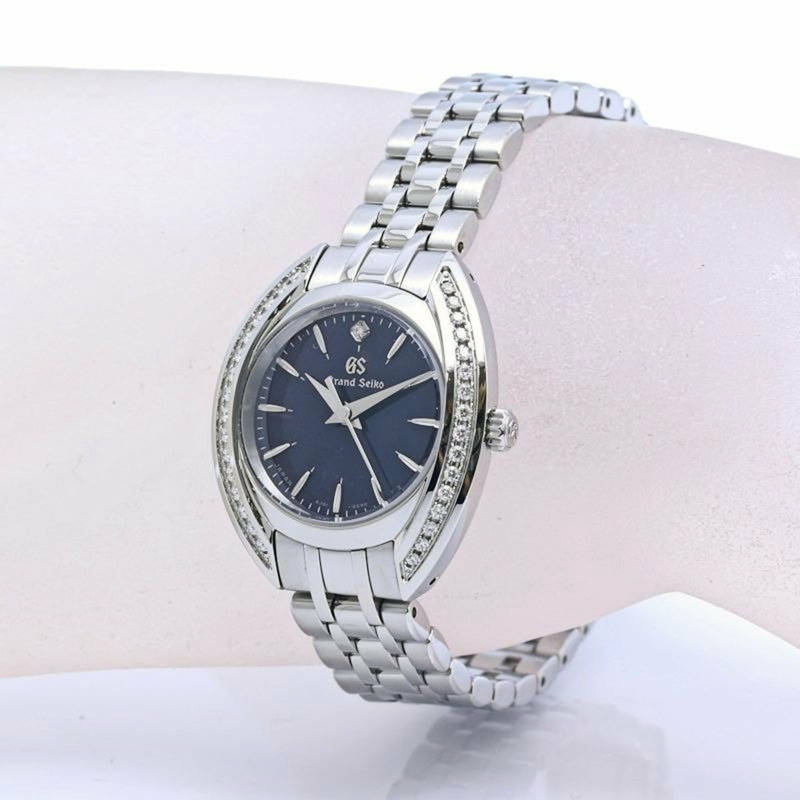 精工 Grand Seiko Heritage 系列 STGF347 4J51-0AR0 鑲鑽錶圈女士不鏽鋼腕錶 40264-2