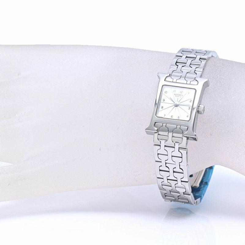 愛馬仕 H 迷你腕錶 HH1.110.212 4835 女士不鏽鋼腕錶 130473-2