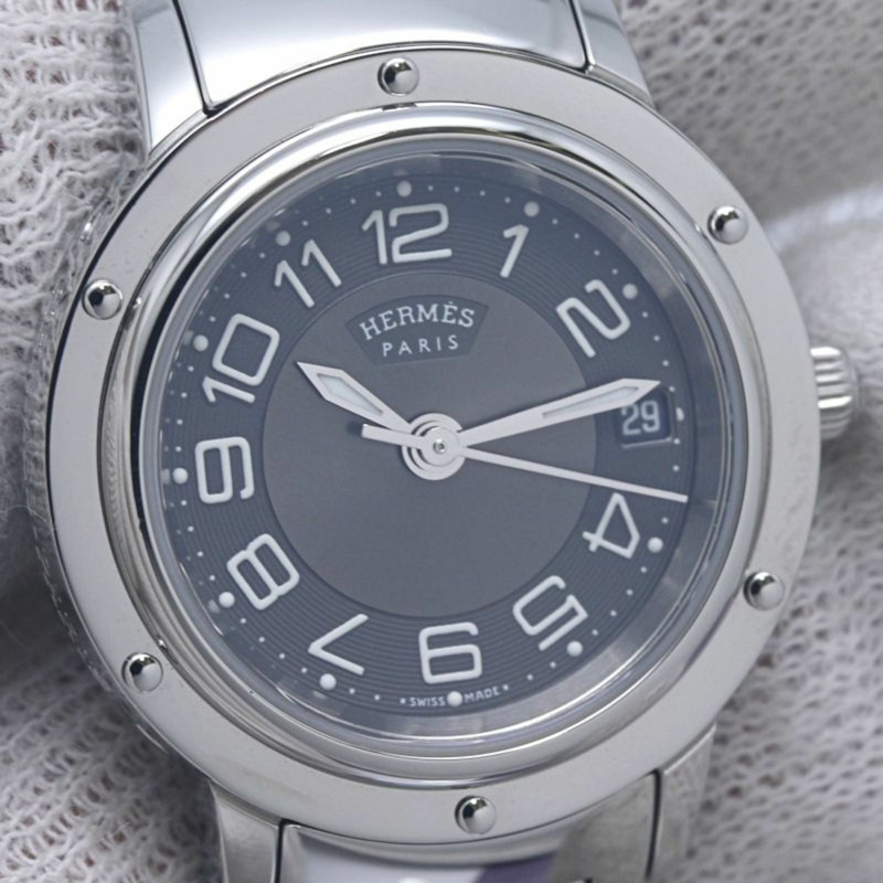 愛馬仕 Clipper Classic CP1.210.230 4969 女士腕錶，不鏽鋼材質，130489-5