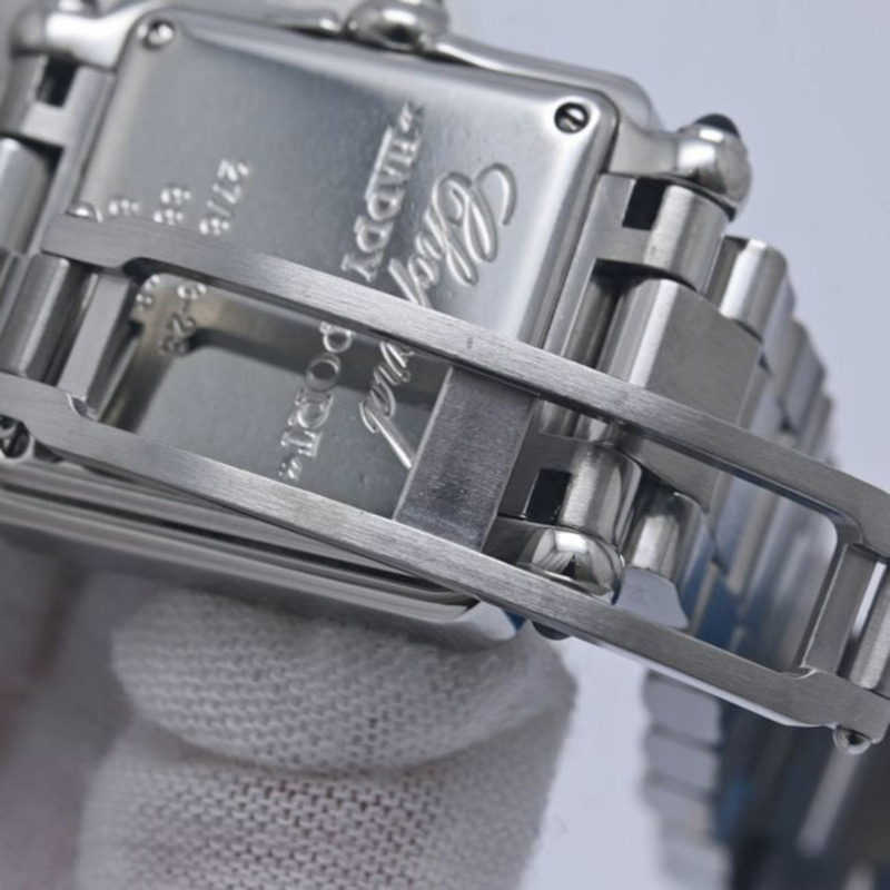 蕭邦 Happy Sport 方形五鑽腕錶 278893-3006 27 8893-23 女士不鏽鋼腕錶 40271-20