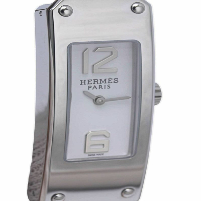 愛馬仕 Kelly II KT1.210.130. WOR2 女士腕錶，不鏽鋼錶殼，皮革錶帶，130475-5