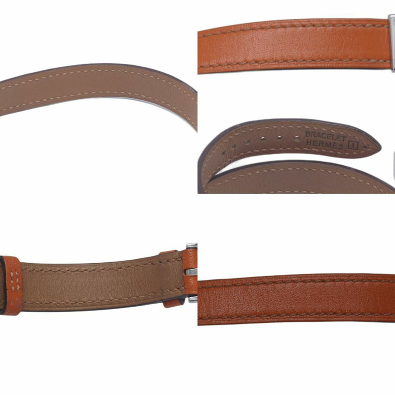 愛馬仕 Kelly II KT1.210.130. WOR2 女士腕錶，不鏽鋼錶殼，皮革錶帶，130475-8