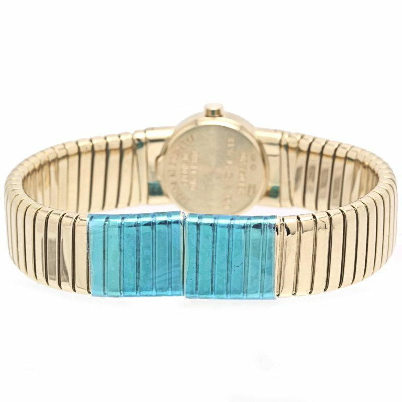 寶格麗 Tubogas 12P 鑽石腕錶 BB192TY 12 BB192TG 女士 18K黃金 40263-3