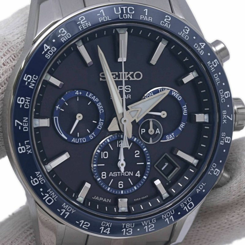 精工 Astron SBXC001 男士陶瓷鈦金屬腕錶 130455-5