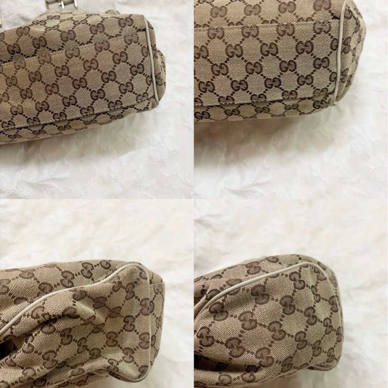 Gucci Sukey 211944系列的經典雙 G 緹花帆布包 手提包 托特包 肩背包-1