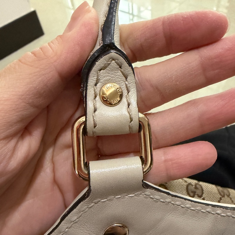 Gucci Sukey 211944系列的經典雙 G 緹花帆布包 手提包 托特包 肩背包-11